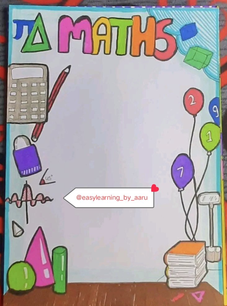 easylearnbyaaru's tweet image. Front page Idea, File front page design #schoolproject #student #studyadda #pagedesign #namepage #filepagedecoration #frontpage #drawpage #drawing