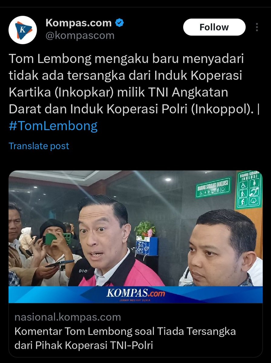 BosPurwa's tweet photo. ANEH BIN AJAIB
Silakan simak @KejaksaanRI!
1. Yang ditunjuk impor koperasi TNI POLRI
2. 10 orang tersangka yg diduga memperkaya diri sendiri adalah mereka (pihak swatsa) yg bekerjasama dan mendapat keuntungan dari koperasi TNI POLRI
3. Tidak ada tersangka dari Koperasi TNI POLRI https://t.co/g6gG3VxMtH
