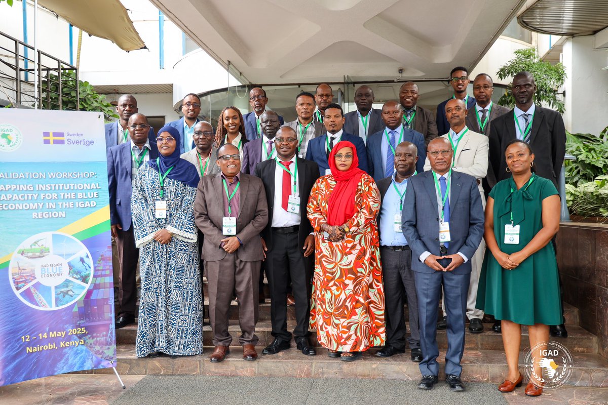 RMaracade's tweet photo. Honored to represent #Somalia at the IGAD Blue Economy Workshop. We validated a regional report mapping BE institutions capacity, identifying gaps in skills, data, and coordination. This is key for building a resilient, inclusive, and sustainable #BlueEconomy. #Somaliab #IGAD https://t.co/UoDfXstv6m