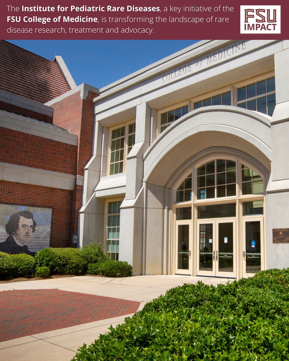 Florida State University (@floridastate) on Twitter photo The Institute for Pediatric Rare Diseases (IPRD) at the <a href="/FSUCoM/">FSU College of Medicine</a> is revolutionizing rare disease research, treatment and advocacy. With strong support from the Florida Legislature and community partners, <a href="/FSUIPRD/">FSU Insititute for Pediatric Rare Diseases</a> is making strides with initiatives such as establishing a The Institute for Pediatric Rare Diseases (IPRD) at the <a href="/FSUCoM/">FSU College of Medicine</a> is revolutionizing rare disease research, treatment and advocacy. With strong support from the Florida Legislature and community partners, <a href="/FSUIPRD/">FSU Insititute for Pediatric Rare Diseases</a> is making strides with initiatives such as establishing a