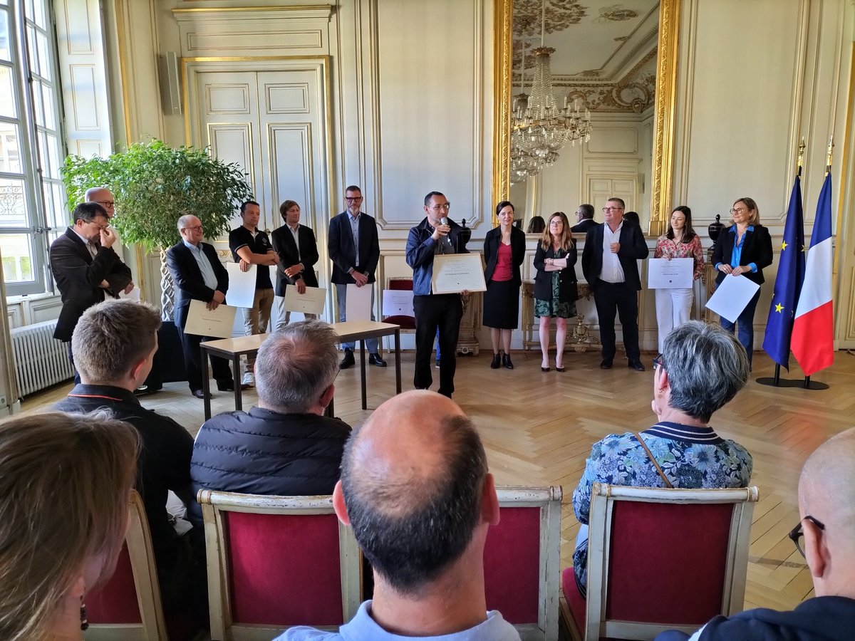 Cordonnier,minotier, charpentier de marine,...des métiers mis à l' honneur lors de la remise du label #EPV Entreprises du Patrimoine Vivant #excellence #SavoirFaire