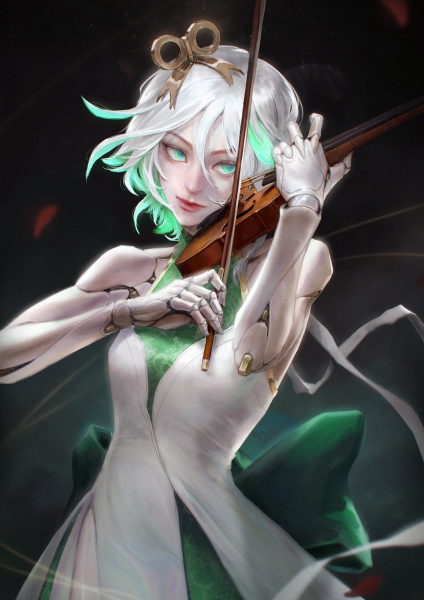 Cece in concert 🎻🤖

 #Immergination