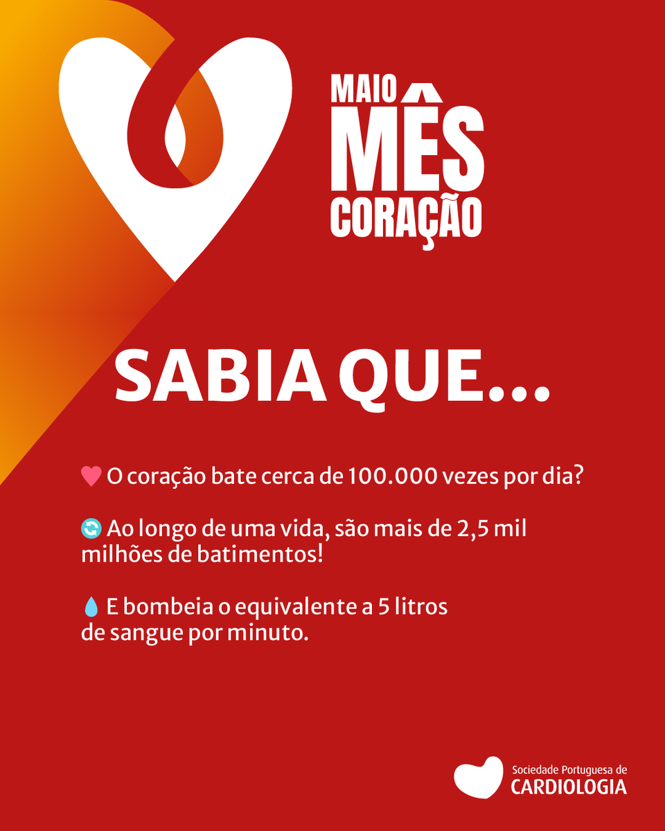 Sabia que pode agir para reduzir o risco de doenças cardiovasculares? 💓 ​

No Mês do Coração, destacamos a importância de estar atento aos fatores que influenciam a saúde do seu coração.​
O coração trabalha 24 horas por dia — retribua‑lhe com cuidados simples! Neste mês do