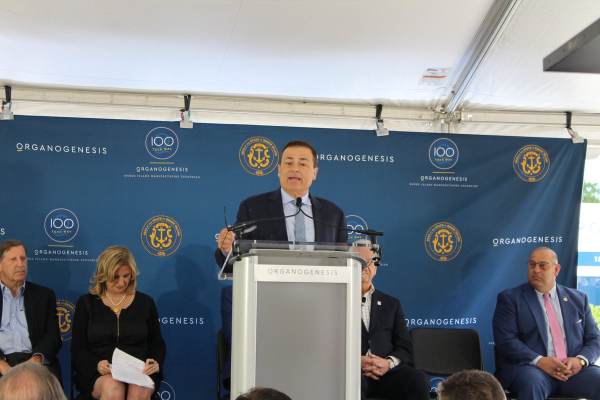 Rhode Island Life Science Hub (@rilifescihub) on Twitter photo 📣 A milestone for RI’s life sciences sector: we joined @GovDanMckee,  Speaker @joeshekarchi, state and community leaders to celebrate Organogenesis’ new Smithfield facility—a $100M+ investment bringing 200+ jobs & advancing biomanufacturing. Welcome to RI, Organogenesis! 📣 A milestone for RI’s life sciences sector: we joined @GovDanMckee,  Speaker @joeshekarchi, state and community leaders to celebrate Organogenesis’ new Smithfield facility—a $100M+ investment bringing 200+ jobs & advancing biomanufacturing. Welcome to RI, Organogenesis!