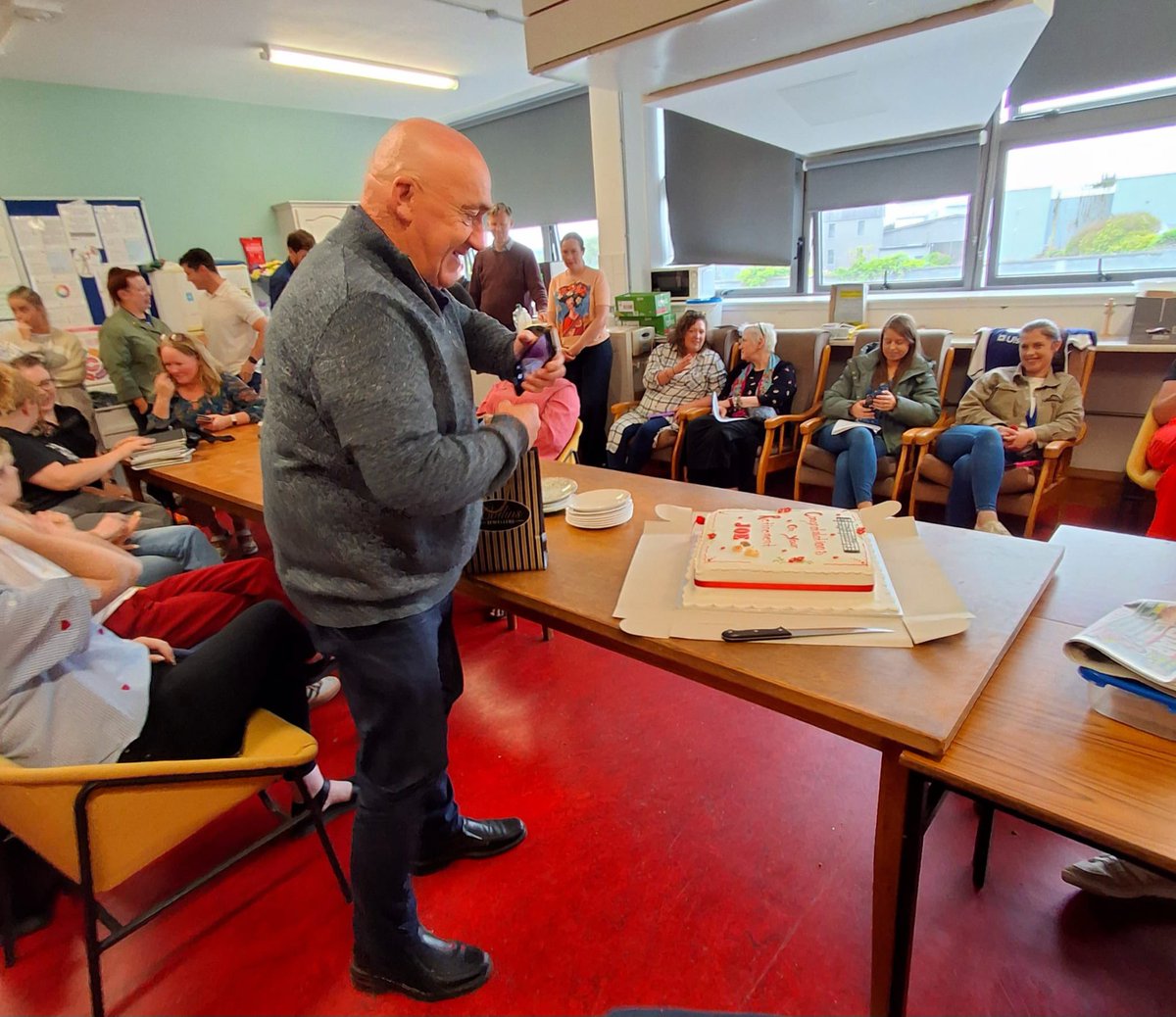 Today our staff congregated to say farewell to our colleague Mr Joe Lynch, after forty two years years in education. We wish Joe every health and happiness in his retirement.