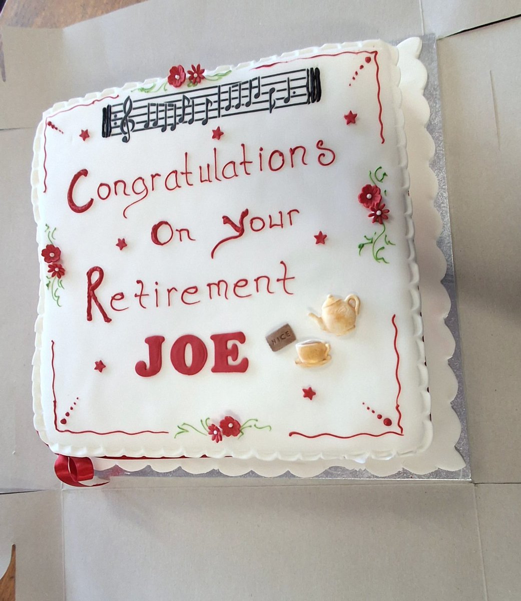 EnnisCC's tweet photo. Today our staff congregated to say farewell to our colleague Mr Joe Lynch, after forty two years years in education. We wish Joe every health and happiness in his retirement. https://t.co/Upff70HOtV
