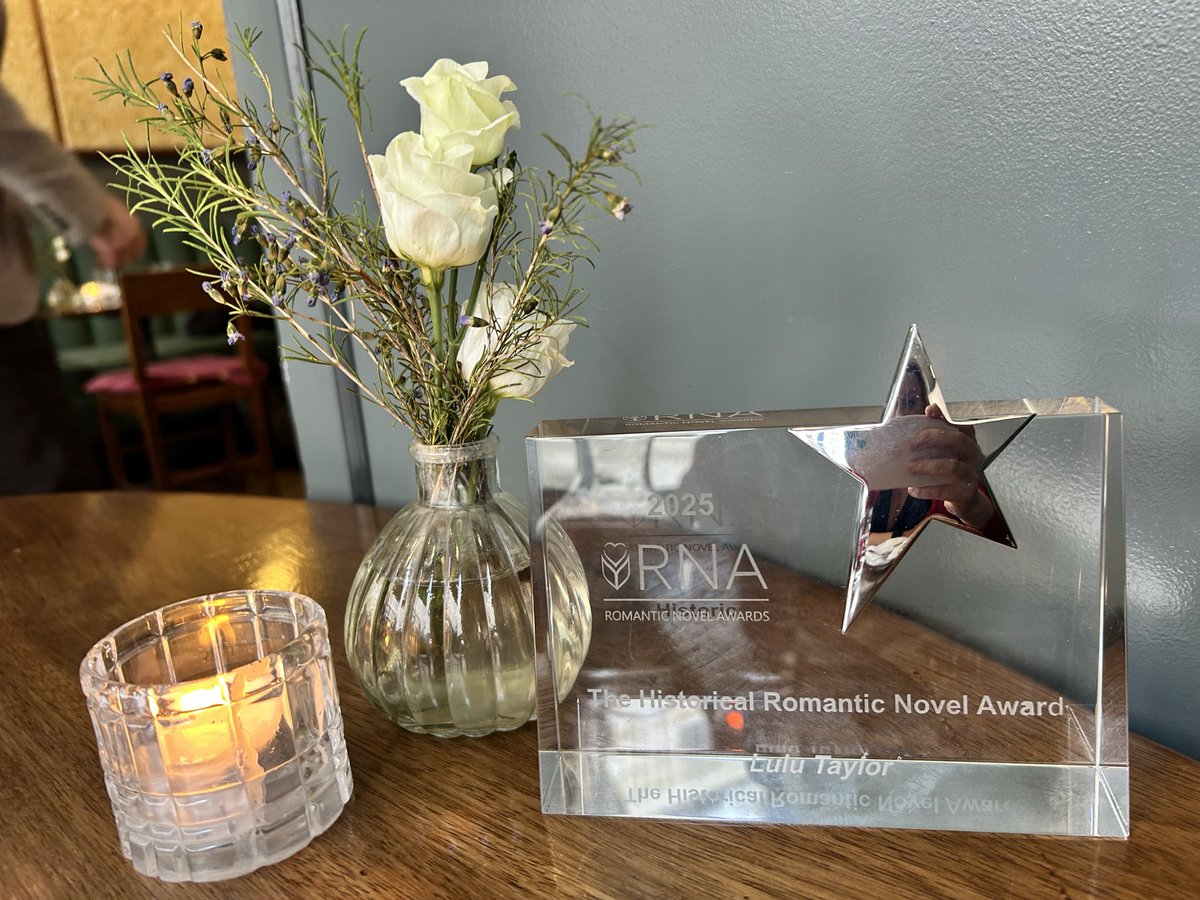 So exciting! Thanks to the Romantic Novelists Association for this LOVELY award!