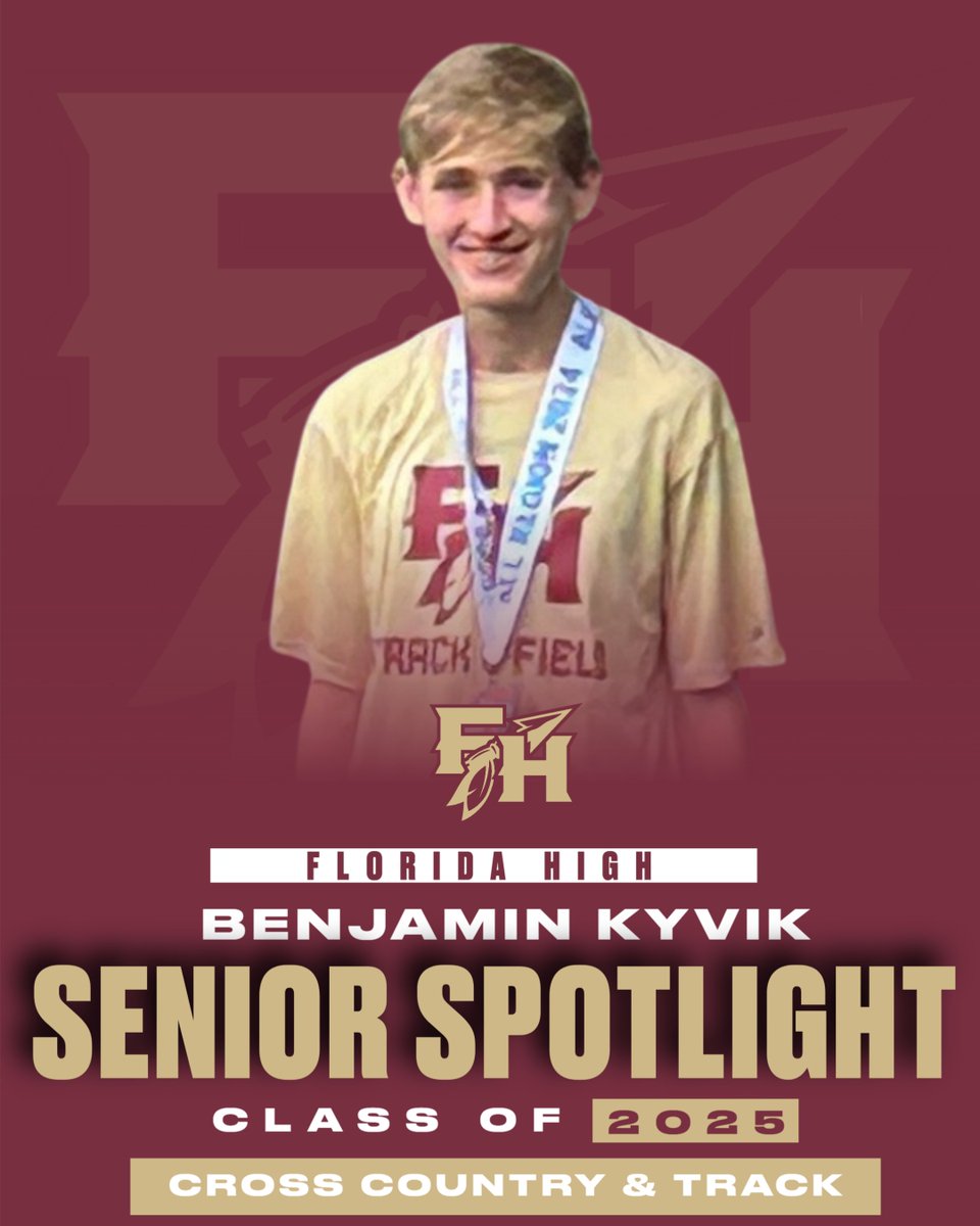 🎓SENIOR SPOTLIGHT🎓

Congrats to Ben Kyvik! A 7-year Varsity Track athlete and Cross Country contributor, Ben has shown outstanding dedication and leadership. As this year’s Scholar Athlete of the Year, he’s made a lasting impact on and off the field. Thank you, Ben!