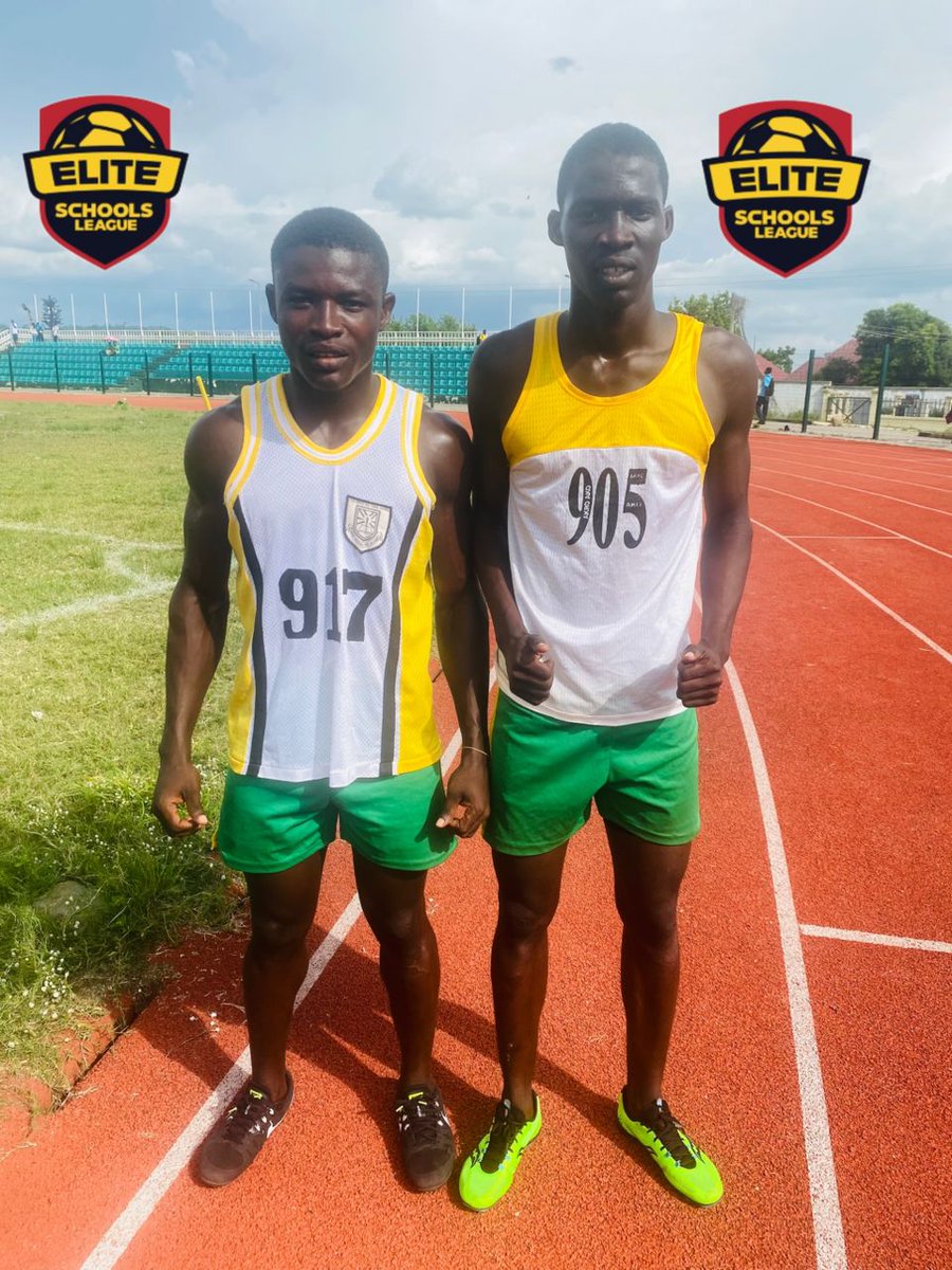 EliteSchsLeague's tweet photo. Day 2- 2025 Eastern Region Second Cycle Schools Athletics Zone IV:
Godlove Mensah Yador (R) & Desmond Siaw Tetteh (L) won 🥇Gold - 11.26s and Silver-🥈11.28s respectively for YILO KROBO SHS in the 100m Boys Final.
#ERgames | #schoolstars | #wconsult https://t.co/4NsFgoquF3