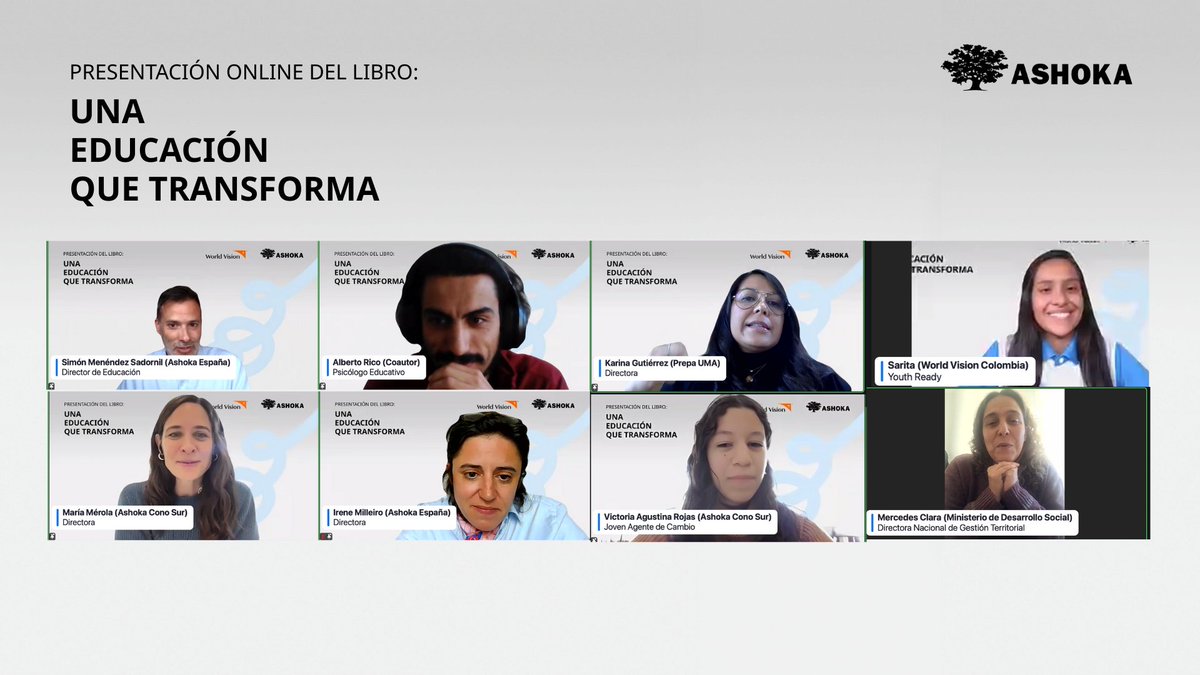 📘 Hoy lanzamos virtualmente el libro "Una Educación que Transforma", un documento con experiencias reales de cambio educativo en Iberoamérica y compartimos las nuevas rutas educativas con los principales aprendizajes: ale.ashoka.org/collections/ed…