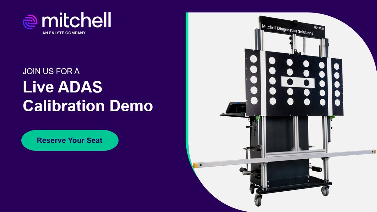 During this live ADAS calibration demonstration, we’ll show you how to:
☑️ Reduce setup time to less than 12 minutes
☑️ Perform accurate calibrations of cameras, blind-spot monitors and radar sensors
👉 Sign up today: bit.ly/3U38aKh