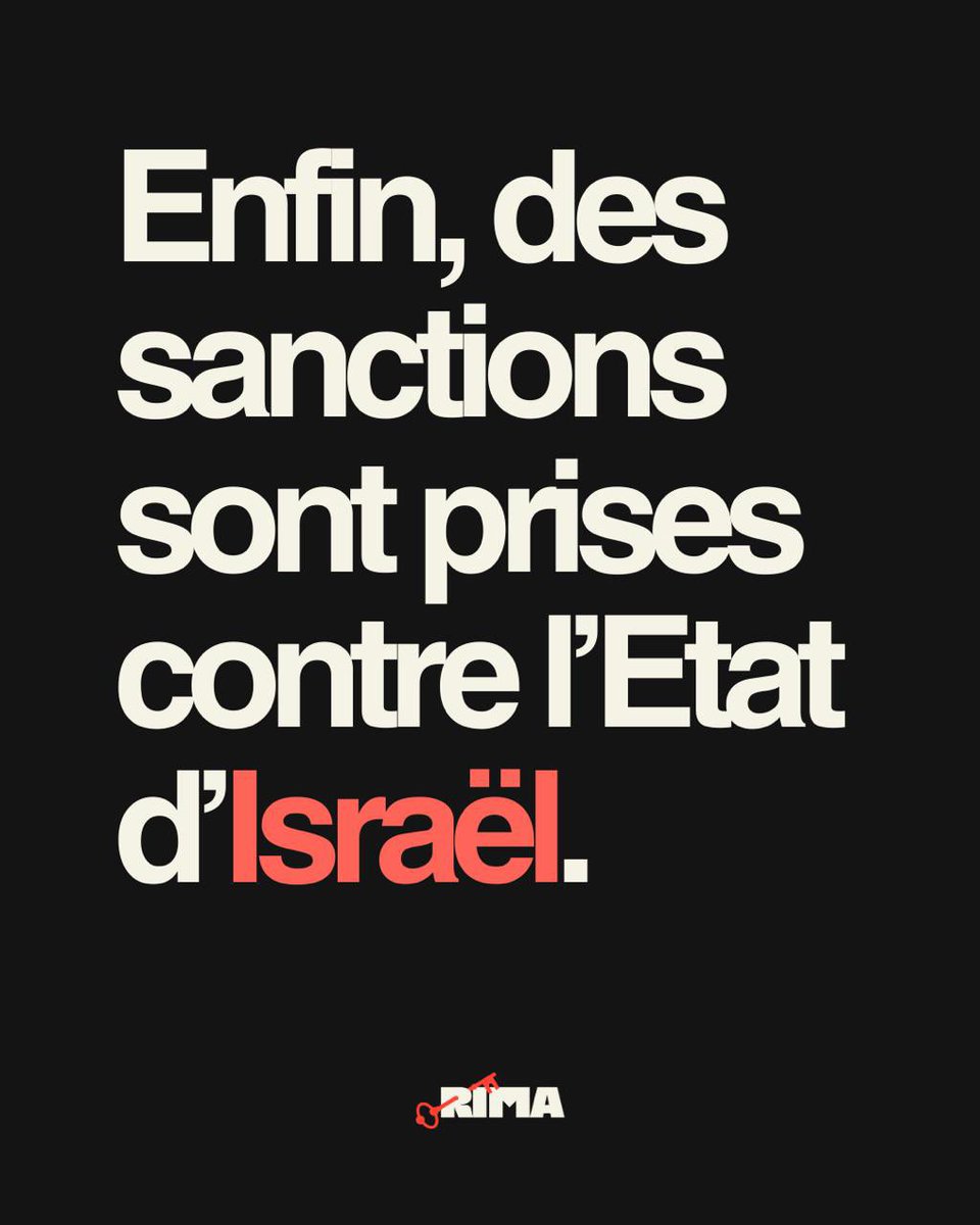RimaHas's tweet photo. 🇵🇸 Il est déjà trop tard mais il était temps. 

#SanctionIsrael https://t.co/Cd1WHvDVb2