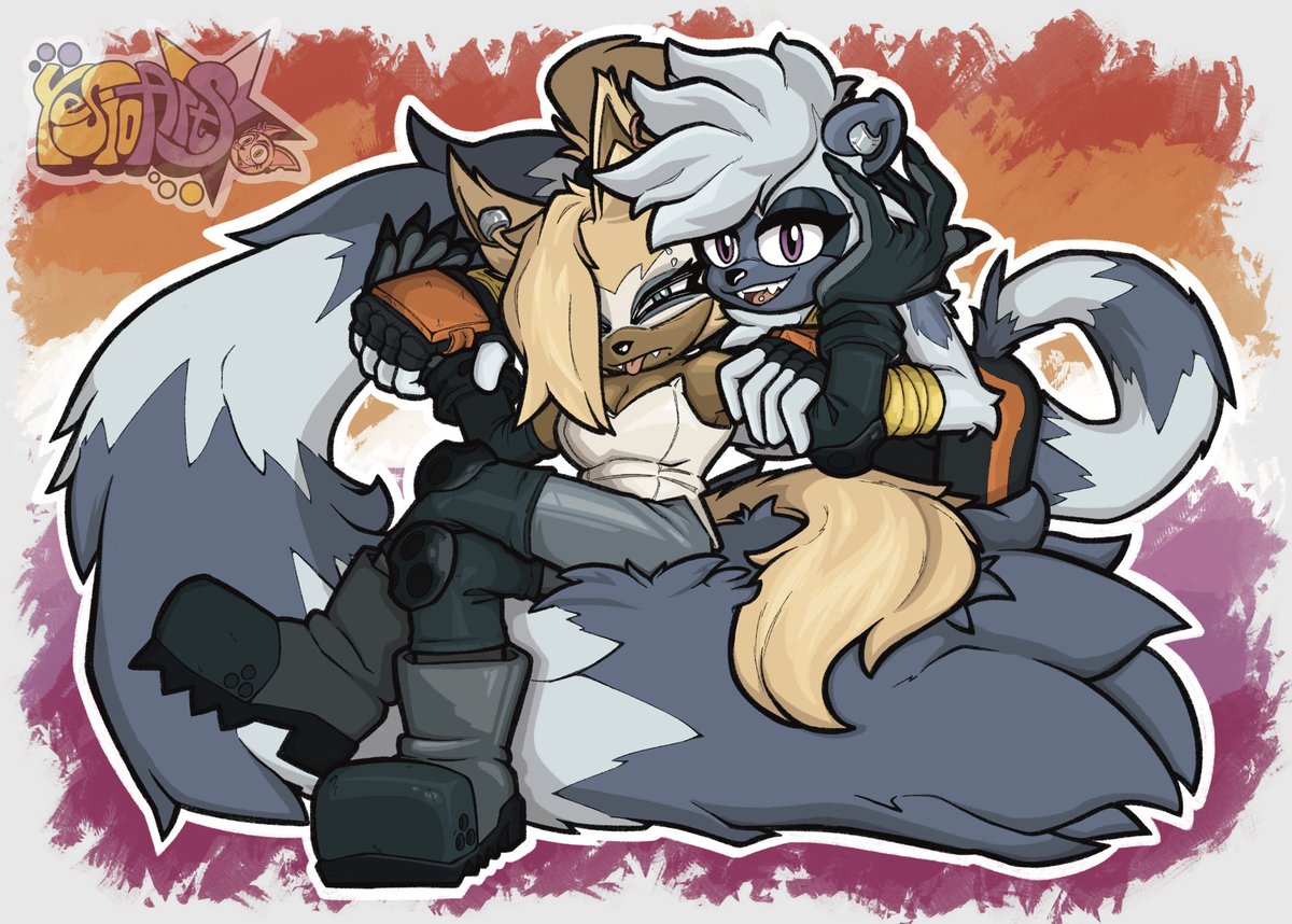 Obligatory monthly whispangle post (I LOVE THEM)

#WhisperTheWolf #TangleTheLemur #sonicfanart #SonicIDW