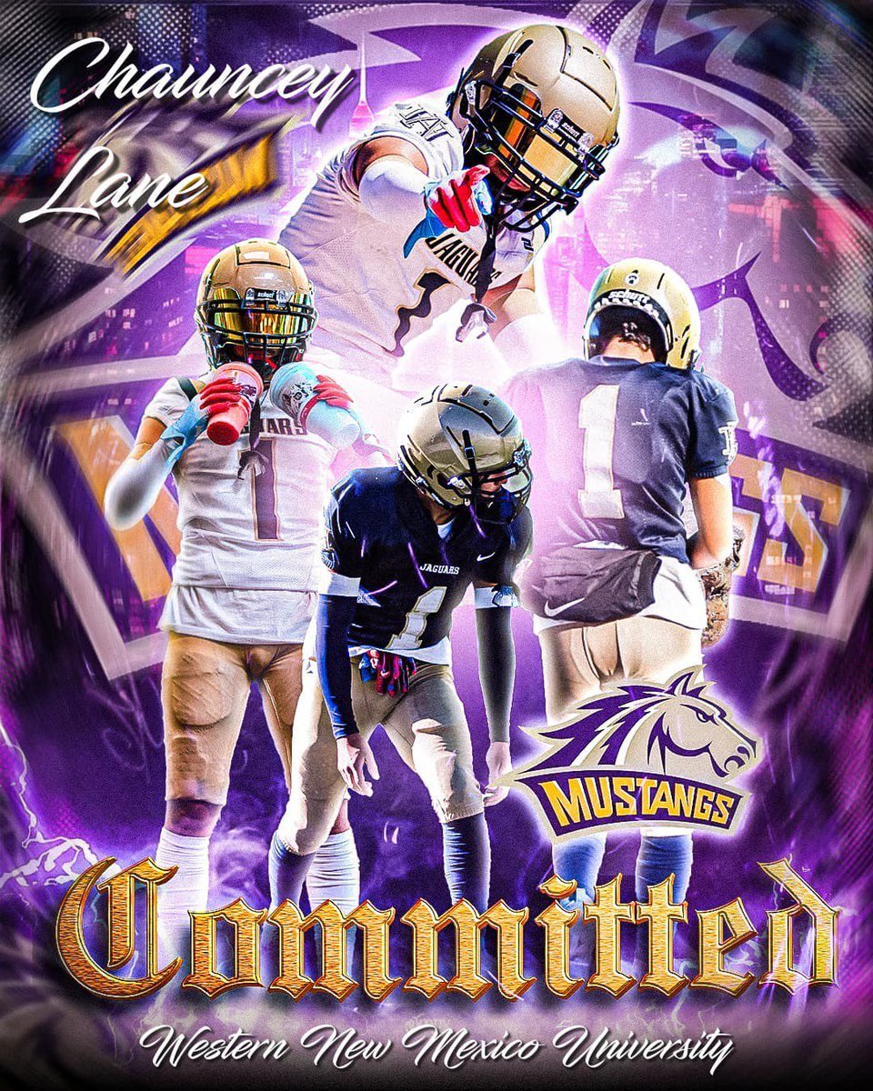 Chauncey Lane (@lane_chauncey) on Twitter photo I’m excited and blessed to announce my commitment to WNMU to continue doing what I love! Go mustangs!🟣🟡<a href="/CoachCasaus/">Dominic Casaus</a> <a href="/BryantWill757/">Bryant Williams</a> <a href="/CoachD_Delgado/">David Delgado</a> <a href="/coach_bhickman/">Billy Hickman</a> <a href="/WNMUFootball/">WNMU Mustang Football</a> I’m excited and blessed to announce my commitment to WNMU to continue doing what I love! Go mustangs!🟣🟡<a href="/CoachCasaus/">Dominic Casaus</a> <a href="/BryantWill757/">Bryant Williams</a> <a href="/CoachD_Delgado/">David Delgado</a> <a href="/coach_bhickman/">Billy Hickman</a> <a href="/WNMUFootball/">WNMU Mustang Football</a>