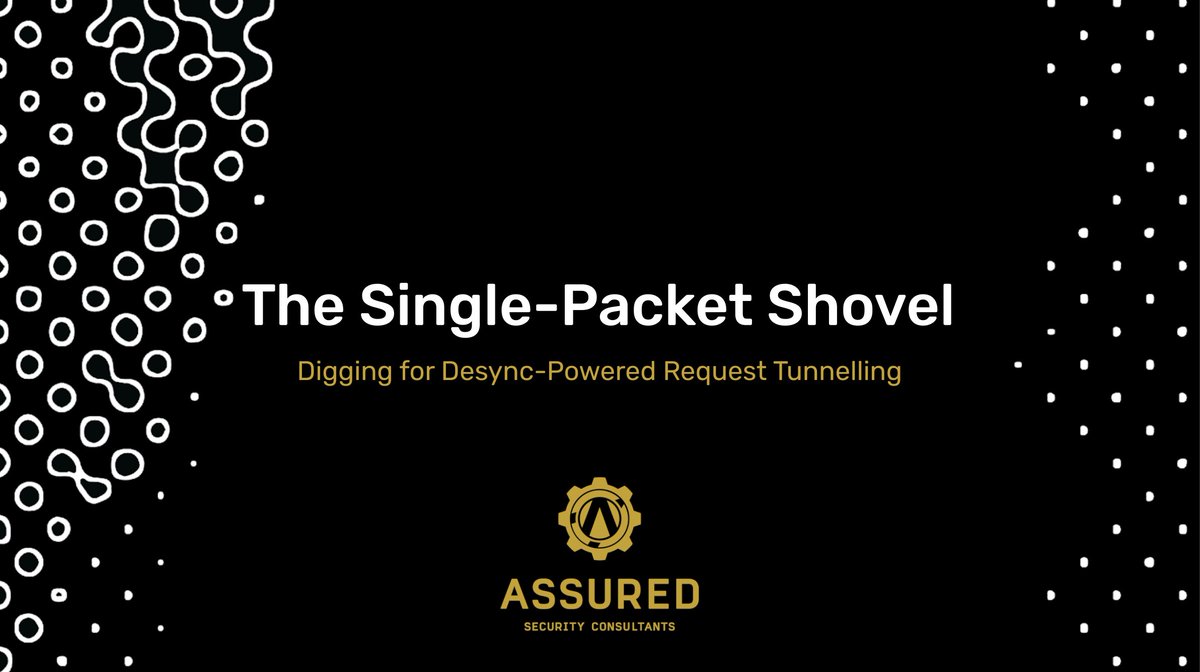 The Single Packet Shovel 🪏

Join us on the PortSwigger Discord this Thursday at 4pm BST (11am EST) as <a href="/t0xodile/">Thomas Stacey</a> dives into widespread request tunnelling in major platforms like IIS, Azure Front Door, and AWS ALB.

Join the PortSwigger Discord to attend.👇
discord.com/invite/portswi…