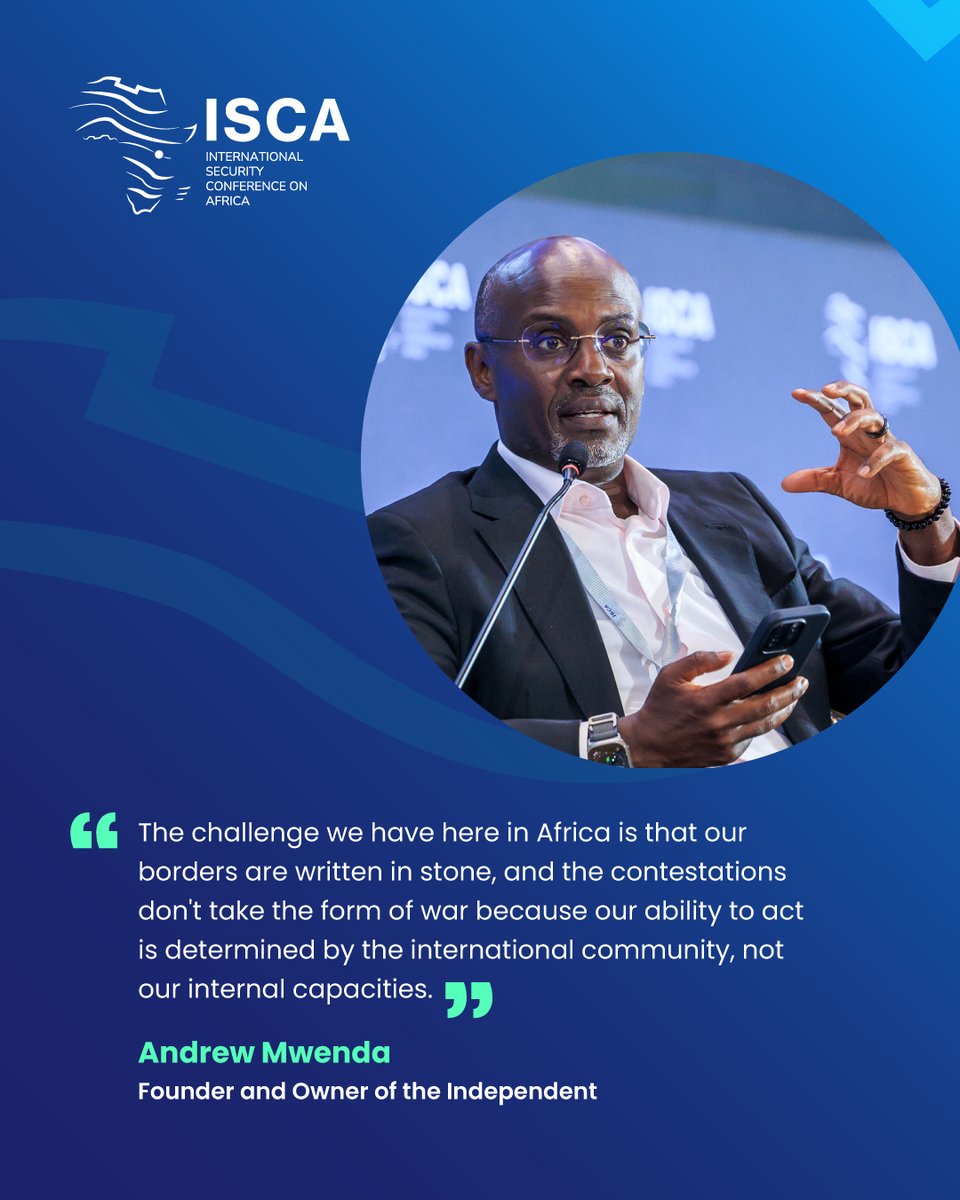 "The challenge we have here in Africa is that our borders are written in stone, and the contestations don't take the form of war because our ability to act is determined by the international community, not our internal capacities."

Andrew Mwenda - Founder and Owner of the