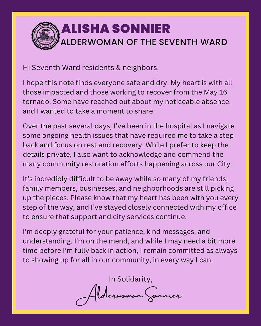 Alderwoman Alisha Sonnier (@aldersonnier) on Twitter photo 