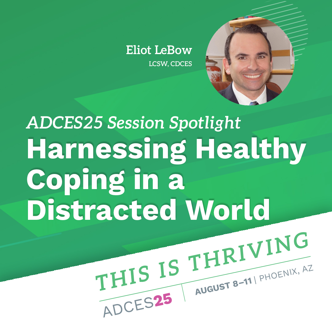 Join us at #ADCES25 to explore practical strategies that help both clinicians and people with diabetes cut through the noise and build stronger coping skills.  bit.ly/4jUbG4j