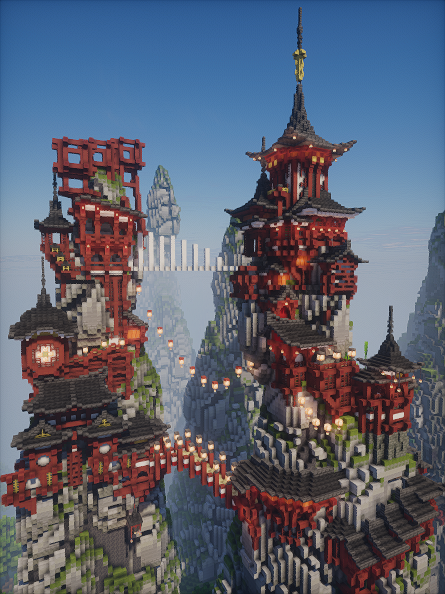 ライン鯖進捗
・中華風ファンタジー建築ver3
#Minecraft #ライン鯖