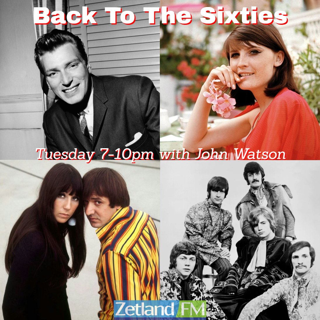 𝙀𝙫𝙚𝙣𝙞𝙣𝙜 𝙖𝙡𝙡! <a href="/john_watson_/">𝙅𝙤𝙝𝙣 𝙒𝙖𝙩𝙨𝙤𝙣</a> here 7-10pm with another 𝑩𝒂𝒄𝒌 𝑻𝒐 𝑻𝒉𝒆 𝑺𝒊𝒙𝒕𝒊𝒆𝒔. #60s music, memories and nostalgia. 𝙄'𝙙 𝙡𝙤𝙫𝙚 𝙩𝙤 𝙝𝙖𝙫𝙚 𝙮𝙤𝙪𝙧 𝙘𝙤𝙢𝙥𝙖𝙣𝙮!

📻 105𝘧𝘮/𝘥𝘢𝘣 : 🖥 𝘰𝘯𝘭𝘪𝘯𝘦 : 🔈 𝘱𝘭𝘢𝘺 𝘡𝘦𝘵𝘭𝘢𝘯𝘥 𝘍𝘔