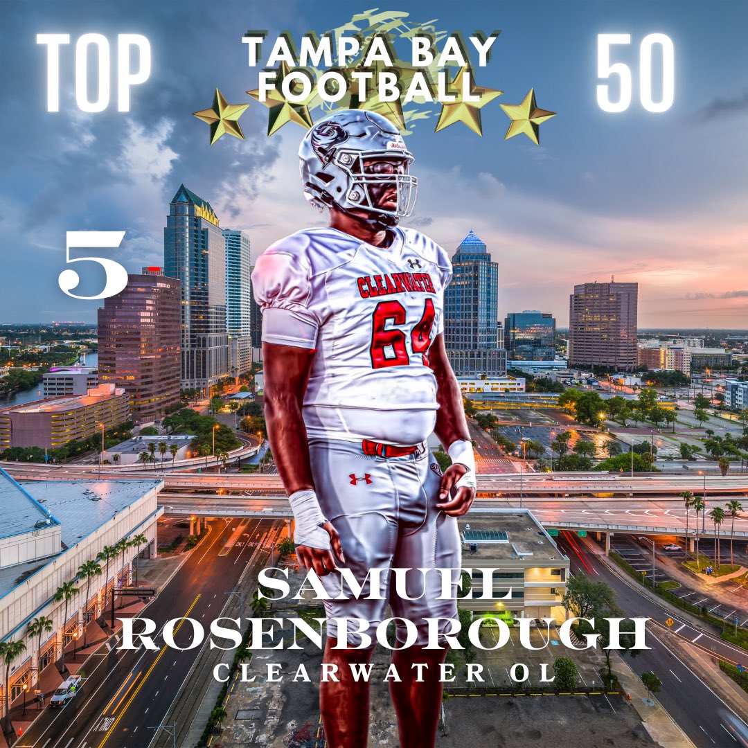 Tampa Bay Football (@tampafootballfl) on Twitter photo Incredible athleticism for a big man. Consistent in performance and technique. Locks down an entire side of the line. <a href="/S_Roseborough64/">Samuel Roseborough Jr</a> <a href="/ThorJoz/">Thor Jozwiak</a> <a href="/CHS_Tornadoes/">Clearwater Tornadoes Football</a> Incredible athleticism for a big man. Consistent in performance and technique. Locks down an entire side of the line. <a href="/S_Roseborough64/">Samuel Roseborough Jr</a> <a href="/ThorJoz/">Thor Jozwiak</a> <a href="/CHS_Tornadoes/">Clearwater Tornadoes Football</a>