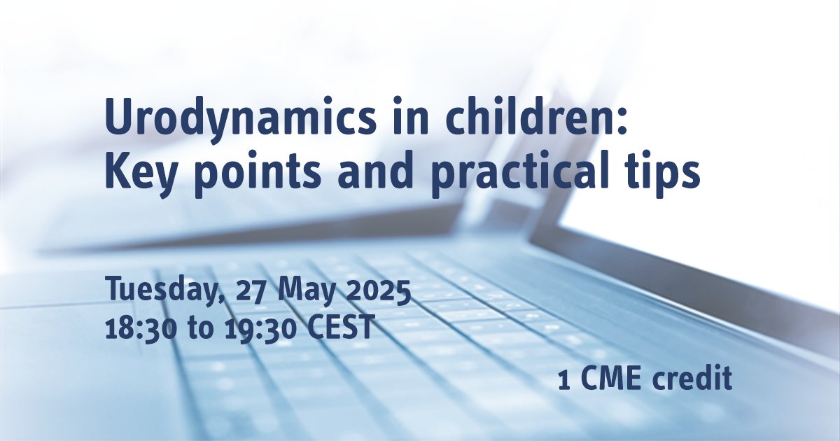 European School of Urology (EAU ESU) (@urowebesu) on Twitter photo When & how should you use UDS in paediatric patients? What are the common challenges? Learn about the optimal settings & indications in performing UDS from the experts Profs. <a href="/M_Peycelon/">Matthieu Peycelon</a>, <a href="/SelcukSilay/">Selçuk Sılay🩺</a>, <a href="/AFSpinoit/">AFrançoise Spinoit</a>, & Tiryaki.
Register now 👇
webinars.uroweb.org/EAU/webinars/1… When & how should you use UDS in paediatric patients? What are the common challenges? Learn about the optimal settings & indications in performing UDS from the experts Profs. <a href="/M_Peycelon/">Matthieu Peycelon</a>, <a href="/SelcukSilay/">Selçuk Sılay🩺</a>, <a href="/AFSpinoit/">AFrançoise Spinoit</a>, & Tiryaki.
Register now 👇
webinars.uroweb.org/EAU/webinars/1…