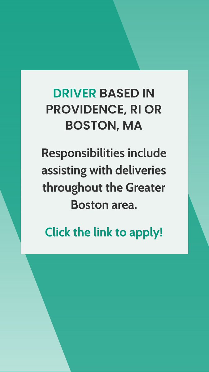 greenvans's tweet image. We are hiring! If you or anyone you know based in either the DC or the Providence/Boston area are interested in working at Greenvans, share and hit the link.

• WASHINGTON DC 
bit.ly/43azWt2

• PROVIDENCE/BOSTON
bit.ly/4eVZXj4