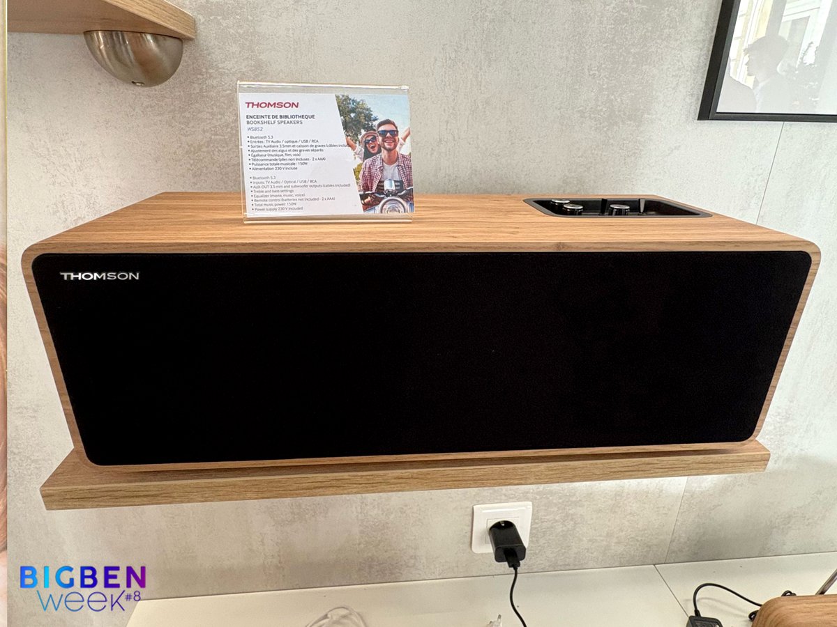 Thomson_FRA's tweet photo. Rendez-vous incontournable printanier chaque année, la #BigbenWeek est lancée ! 🎉 Occasion pour nous de dévoiler nos prochaines nouveautés en matière d'audio et de son ! 🔊🥰

Suivez-nous cette semaine pour tout découvrir 😉

#ThomsonAudio #Nouveauté #ThomsonCOSY #EnceinteSansFil #BarreDeSon #Radio #LecteurVinyle
