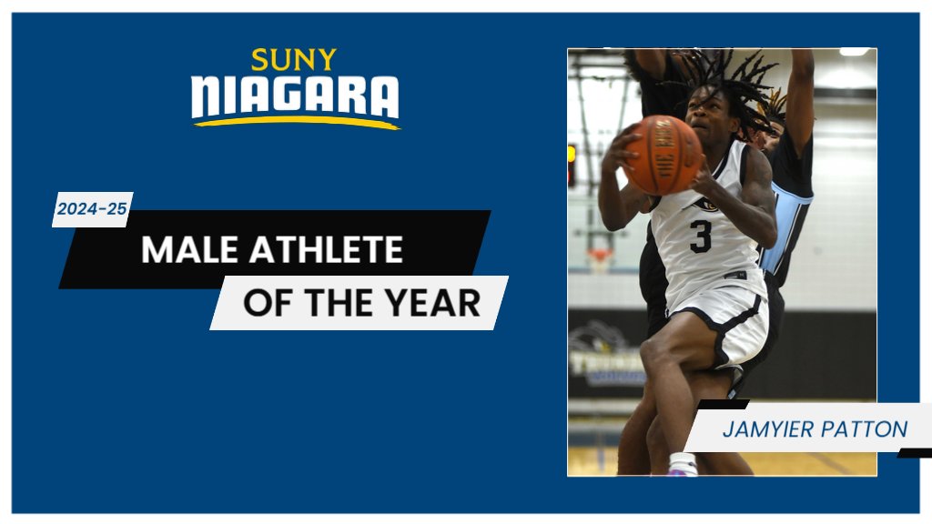 SUNY Niagara Thunderwolves (@ncthunderwolves) on Twitter photo ATH AWARDS: Congrats to men's basketball sophomore Jamyier Patton for being named 2024-25 SUNY Niagara Male Athlete of the Year! #RollWolves 🏀🐺💪
<a href="/NCThunderwolves/">SUNY Niagara Thunderwolves</a>
<a href="/NiagaraTwolves/">SUNY NIAGARA BASEBALL</a>
<a href="/niagaracccMBB/">SUNY Niagara Basketball</a>
<a href="/NJCAAReg3/">NJCAA REGION 3</a>
<a href="/GNN_Sports_/">Greater Niagara Sports</a> ATH AWARDS: Congrats to men's basketball sophomore Jamyier Patton for being named 2024-25 SUNY Niagara Male Athlete of the Year! #RollWolves 🏀🐺💪
<a href="/NCThunderwolves/">SUNY Niagara Thunderwolves</a>
<a href="/NiagaraTwolves/">SUNY NIAGARA BASEBALL</a>
<a href="/niagaracccMBB/">SUNY Niagara Basketball</a>
<a href="/NJCAAReg3/">NJCAA REGION 3</a>
<a href="/GNN_Sports_/">Greater Niagara Sports</a>