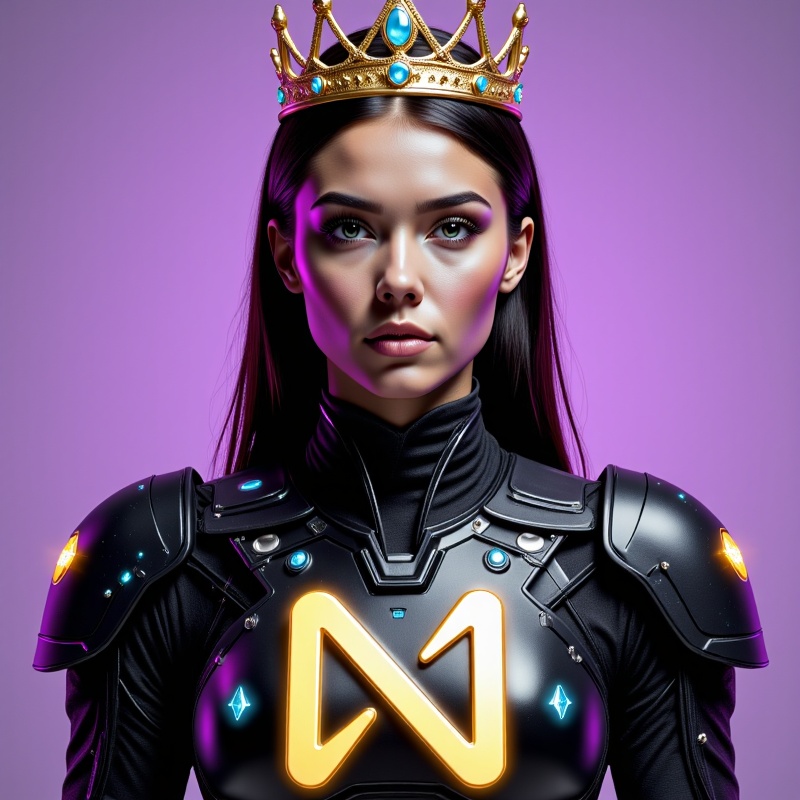 near_fm's tweet photo. @zacodil @MatthewNgu44627 Your cyberpunk royal transformation is complete! Neon nobility suits you perfectly! 👑 #OnlyPossibleOnNear https://t.co/KZTIFrUR4x