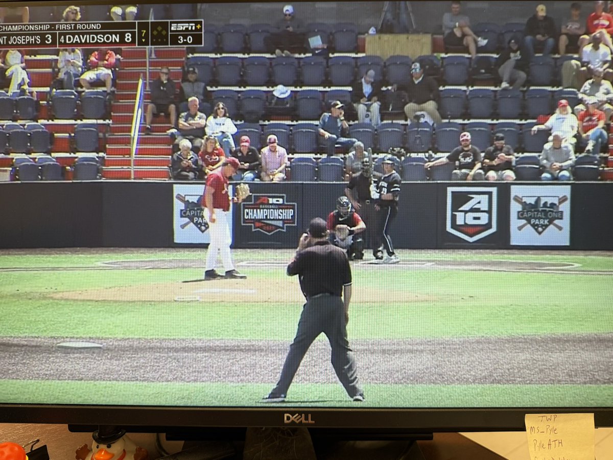 DMV Prospects Baseball (@dmvprospectsbsb) on Twitter photo Watching the A10 Championship tournament being played Capital1 in Tyson’s. An awesome venue now home to <a href="/GtownBaseball/">Georgetown Baseball</a> / <a href="/MarymountBASE/">Marymount Baseball</a>
‘21 <a href="/eliputnam11/">Eli Putnam</a> has reached 3x already for <a href="/DavidsonBASE/">Davidson Baseball</a>
But where is <a href="/DannySader/">Danny Sader</a> I see your bucket hat! Watching the A10 Championship tournament being played Capital1 in Tyson’s. An awesome venue now home to <a href="/GtownBaseball/">Georgetown Baseball</a> / <a href="/MarymountBASE/">Marymount Baseball</a>
‘21 <a href="/eliputnam11/">Eli Putnam</a> has reached 3x already for <a href="/DavidsonBASE/">Davidson Baseball</a>
But where is <a href="/DannySader/">Danny Sader</a> I see your bucket hat!