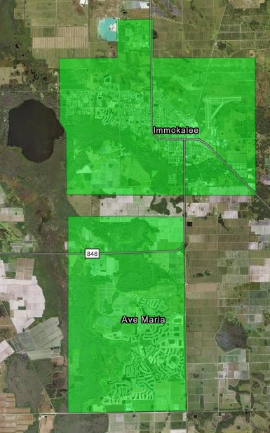 Due to high numbers of adult mosquitoes, a CMCD airplane will apply a treatment of Dibrom tonight after 9 PM in Ave Maria and Immokalee.

Details and map: cmcd.org/map

#FightTheBiteCollier
