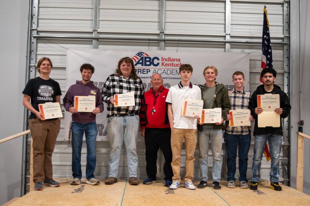 Congratulations to our students who were recognized at the ABC Construction Prep Academy Signing Day today! 

Silas Walda
Jaxson Richard
Gabe Myers
Daniel Mead
Jude Serrani
Garrett Thomas
Marcos Villagomez

#LuersSpirit #careerreadiness
