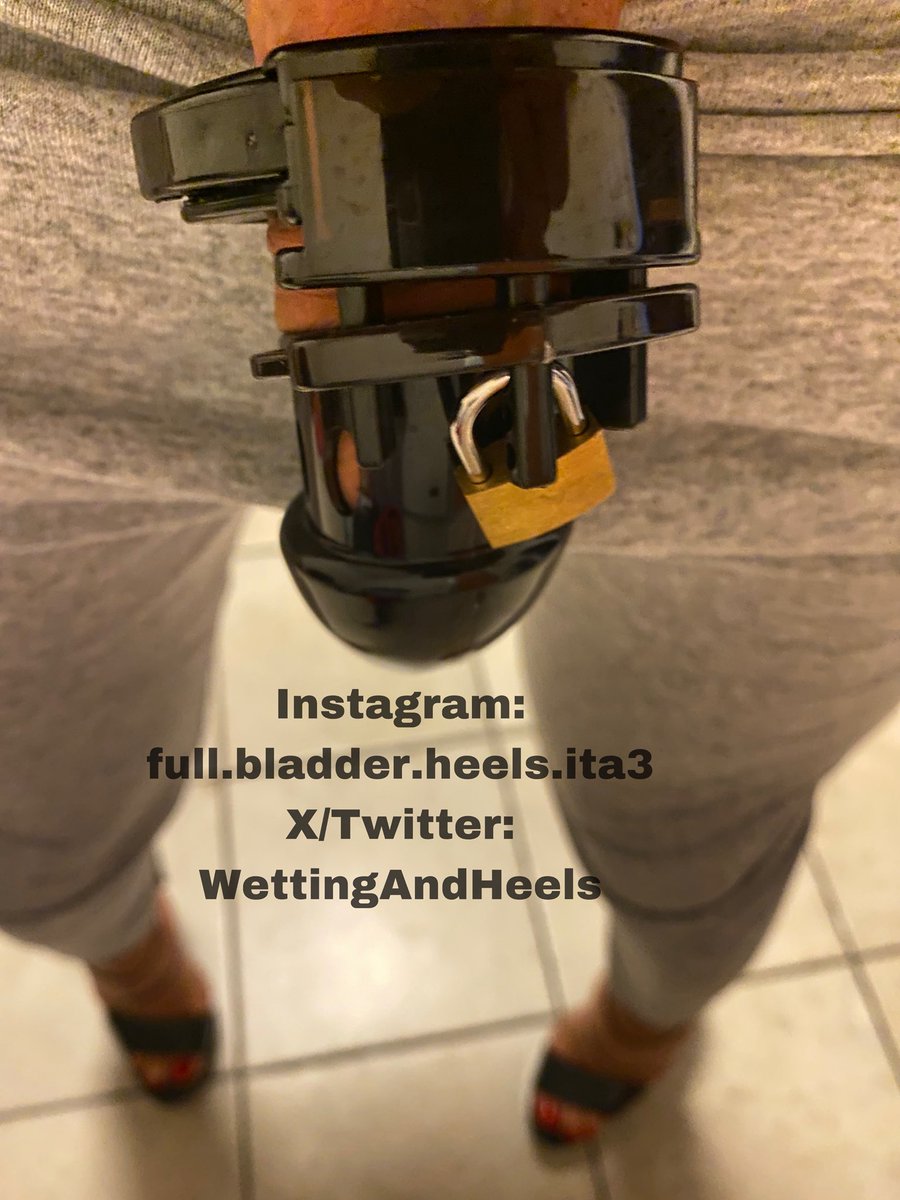 WettingAndHeels's tweet photo. Sissy doing pee holding in chastity cage and high heels💎 #Pee #PeeHolding #Omorashi #FullBladder #PeePants #Piss #Pissing #Wetting #Fetish #HoldPee #Pipi #PipiAddosso #Tacchi #TacchiAlti #HighHeels #Fetish #FootFetish #HeelsFetish #Heels #Sissy #Trans #Submissive #Mistress #Slave #PeeKink #PissKink #CD #GayOmorashi #SheMale #Femboy #Chastity #ChastityCage