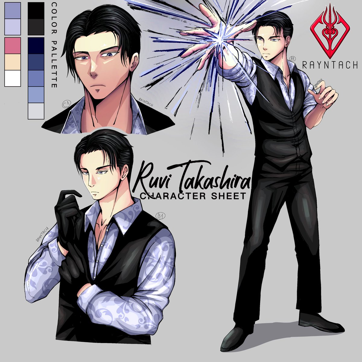 rayntach_comms's tweet photo. ♠️ • Ruvi Takashira • ♠️

Ruvi Takashira is cold, precise, and hard to read. He overthinks everything, speaks only when necessary, and follows rules like law. Emotions are distractions��he trusts logic, control, and nothing else. #ocart #art #ruvi #ruvitakashira https://t.co/uV4V18sNWh