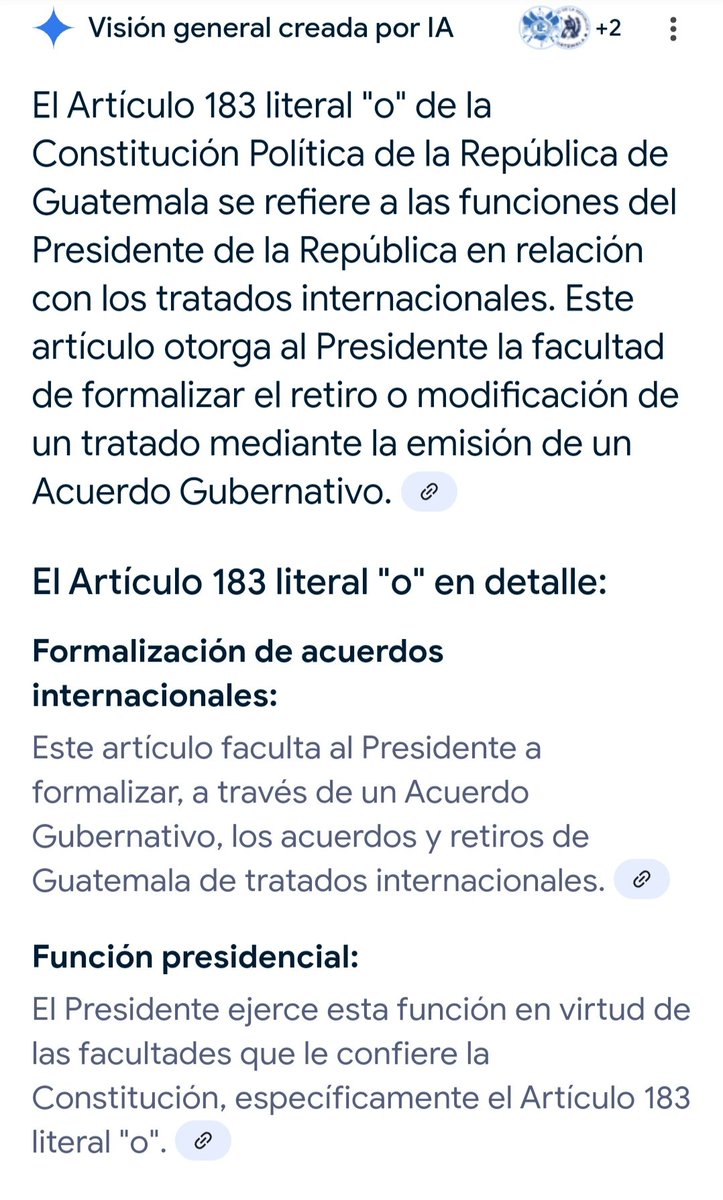 El Presidente <a href="/BArevalodeLeon/">Bernardo Arévalo</a> está facultado para formalizar  retirar o modificar un tratado En relación al tratado Internacional del #conveniodeviena así que lo que diga la <a href="/CC_Guatemala/">CC Guatemala</a> no tiene ningún efecto para la misma Todos votaron de manera unánime yse volvieron a exponer