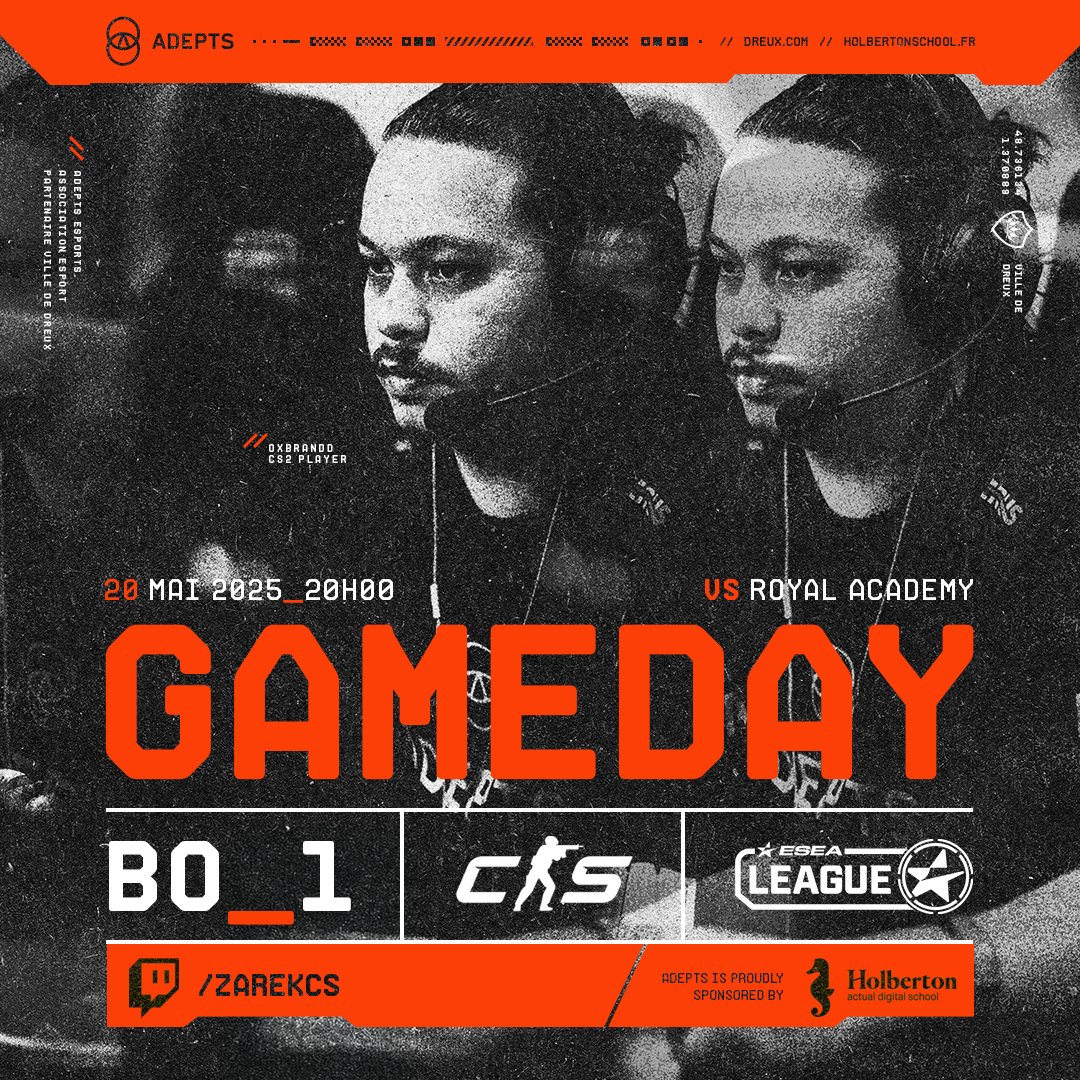 C'est parti pour le second match de la semaine 😎 
VS <a href="/Royals_EC/">Royals</a> 
📺ttv/zarekcs