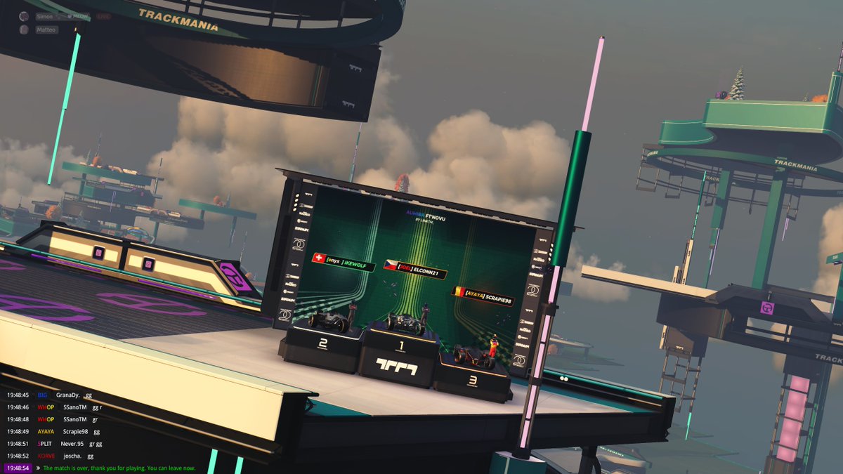 Podium ain't looking half bad