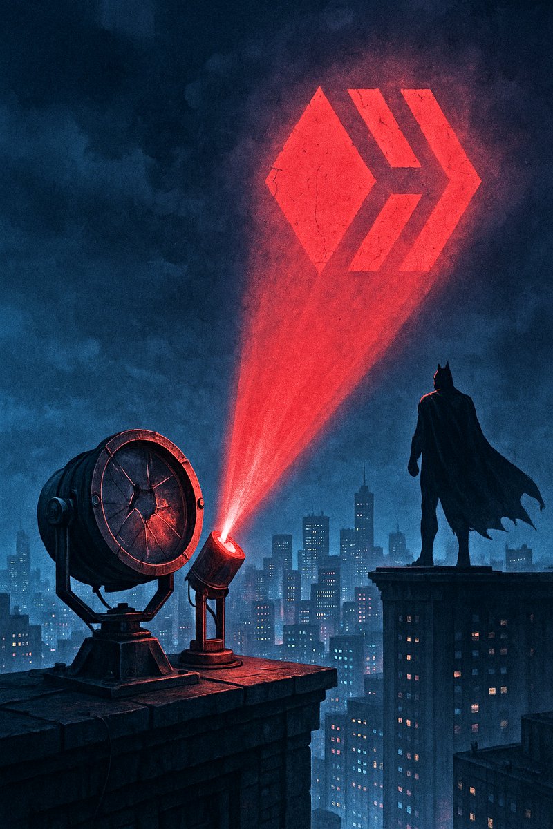 The old ways are fading. A new symbol for freedom, for a decentralized unstoppable future rises. Built by the people for the people. 
This is the future of trust. This is Hive.

Even Batman gets it. 🦇😎
Do you?