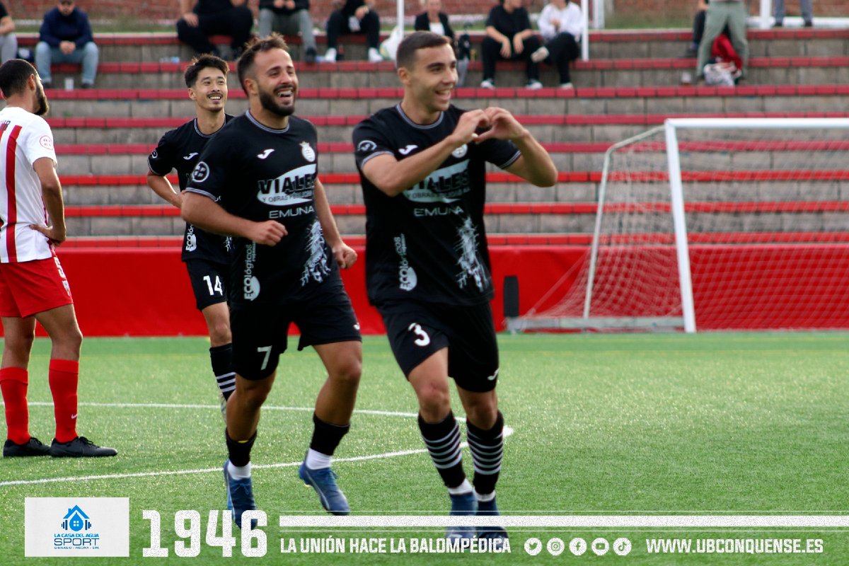 📢 #UBConquense❗ 

Fuimos al Román Valero en busca del primer triunfo fuera de casa y así lo hicimos. 

Un golazo de Yuya en la primera parte y otro de Sergio Rodríguez nos dieron los tres puntos fuera de casa. 

¡Vamos Conquense! ⚪⚫
#UniónBalompédica #SegundaRFEF