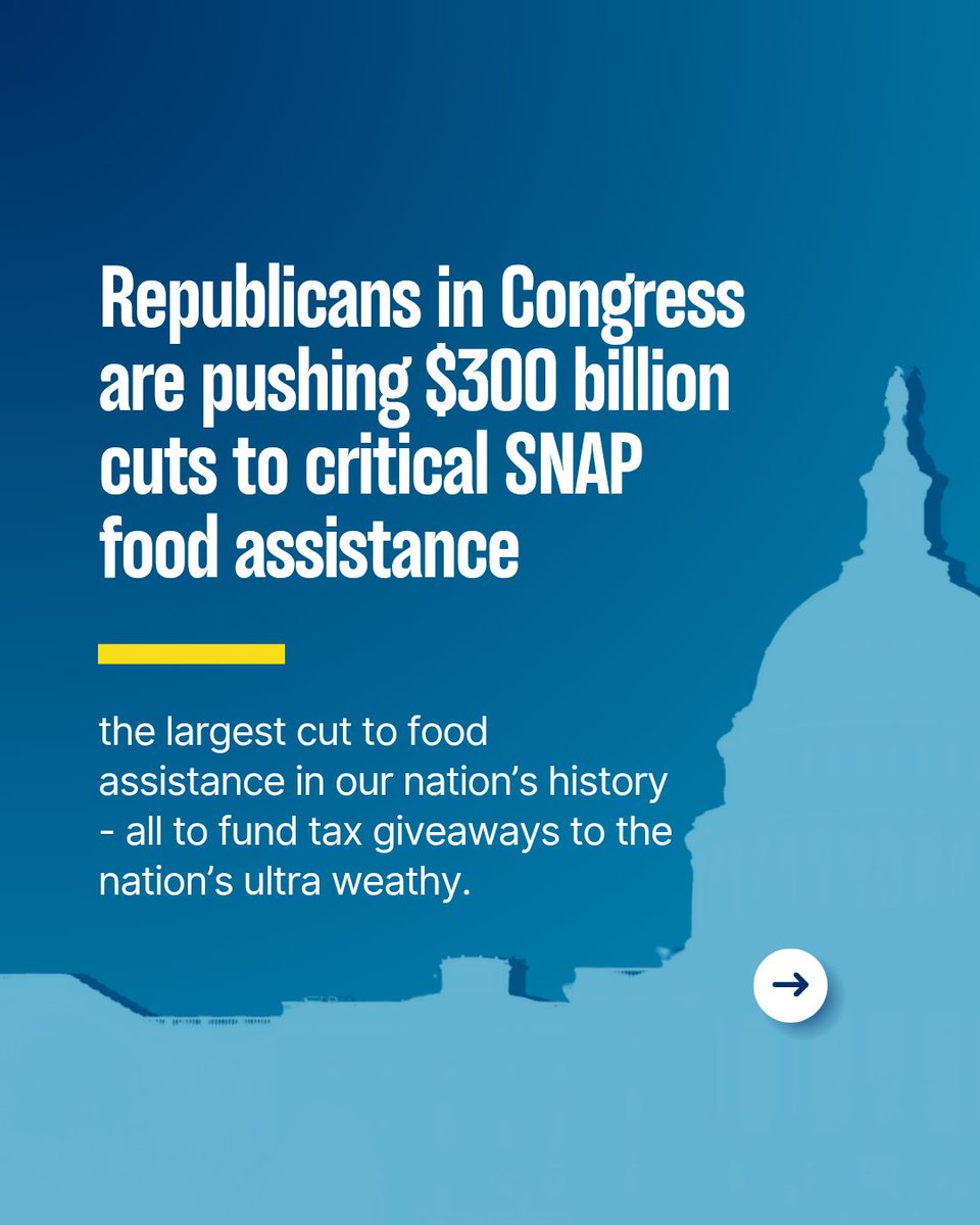 WooFoodPolicy's tweet photo. The House Budget Committee has scheduled a 1 AM vote on budget - cuts $300 billion from food assistance, guts Medicaid, and devastates local economies. Tell your Representative #NoCutsToSNAP Visit @fractweets Legislative Action Center for tools to GET 🔊📢https://t.co/uGokQvAWMn https://t.co/xjRMNlZrev