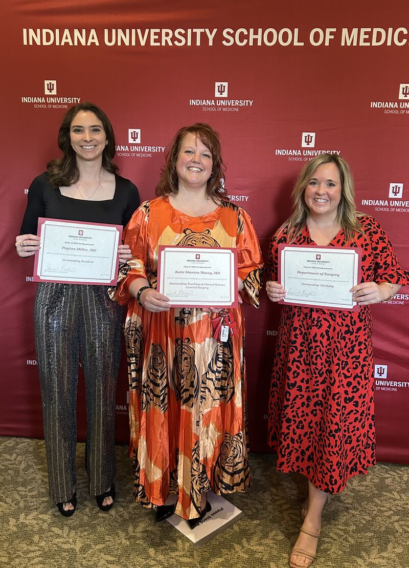 Indiana Surgery -Indiana Univ School of Medicine (@iu_surgery) on Twitter photo Three years in a row! 🎉
At last week’s @iumedschool awards celebration, the surgery clerkship was once again named Best Rotation of the Year by the class of 2025. Huge thanks to Katie Stanton, MD, Megan Rendina, MBA, Payton Miller, MD—who also received the Outstanding Resident Three years in a row! 🎉
At last week’s @iumedschool awards celebration, the surgery clerkship was once again named Best Rotation of the Year by the class of 2025. Huge thanks to Katie Stanton, MD, Megan Rendina, MBA, Payton Miller, MD—who also received the Outstanding Resident