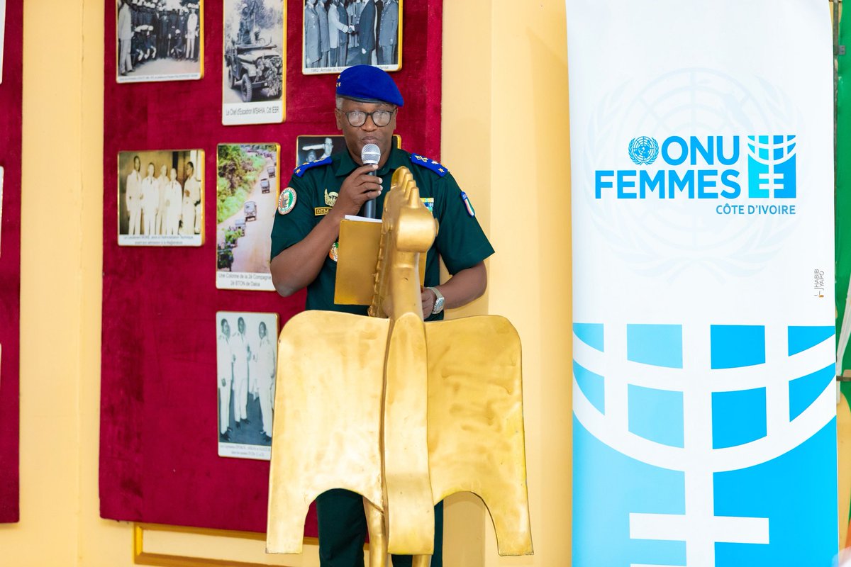 onufemmesCIV's tweet image. @onufemmesCIV lance avec le soutien du @ElsieFund le projet d’évaluation des freins à la participation des femmes militaires 🇨🇮 aux #OMP de l’ONU afin d’accroître leur représentativité, appuyer l’égalité et renforcer la paix.
#FemmesPaixSécurité #ONU #OMP
#ParitéEnUniforme