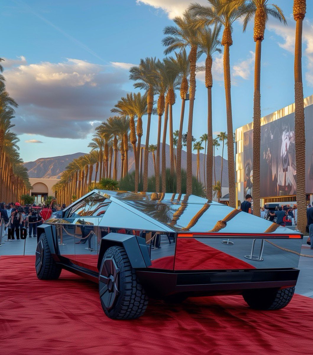 aranchita96's tweet photo. Which one matches your vibe? 😎Sleek chrome under the palm trees 📷 or Tesla's Deep Crimson with futuristic doors 📷
#TeslaStyle #Tesla https://t.co/rlq9s3aRum