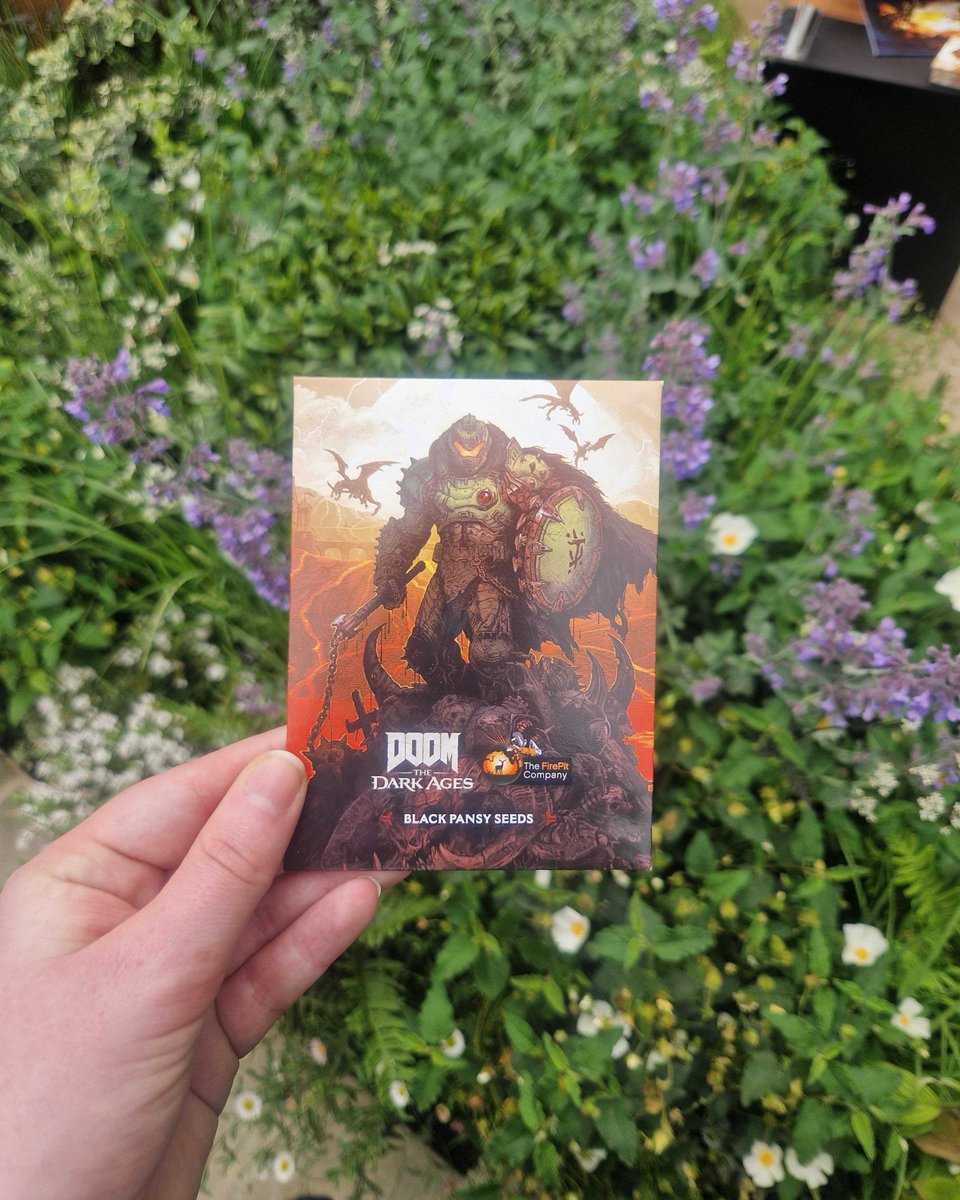 From blooms to #DOOM 🌸

DOOM: The Dark Ages has arrived at The Chelsea Flower Show with <a href="/FirepitCompany/">The Firepit Company</a> 👀