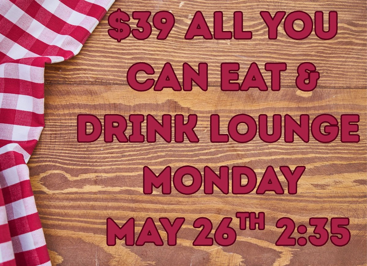 Kick off Opening Day the delicious way! Join us in the All You Can Eat &amp; Drink Lounge on Monday, May 26th at 2:35pm for just $39! Unlimited ballpark bites, cold drinks, and unbeatable views-what more could you want?

waterloo-bucks.nwltickets.com/SingleGame/Tic…