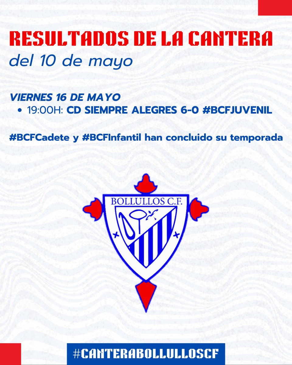 canteraBCF's tweet photo. ✔️🔢🧮

𝙍𝙚𝙨𝙪𝙡𝙩𝙖𝙙𝙤𝙨 𝙙𝙚 𝙡𝙖 𝘾𝙖𝙣𝙩𝙚𝙧𝙖 en el fin de semana. 

#CanteraBollullosCF #VamosMiBollullos https://t.co/F6ED16jKRe