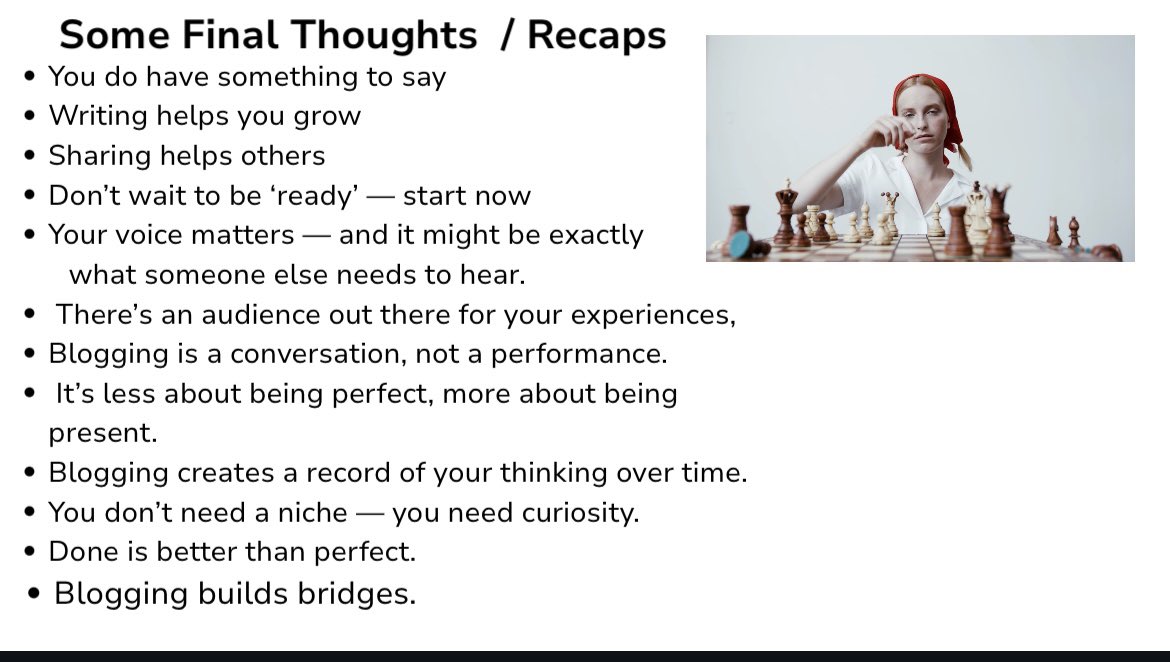 Some final thoughts from Martin: you DO have something to say, your writing will help others and don’t be afraid to start now!! #CDGASLWriting2025