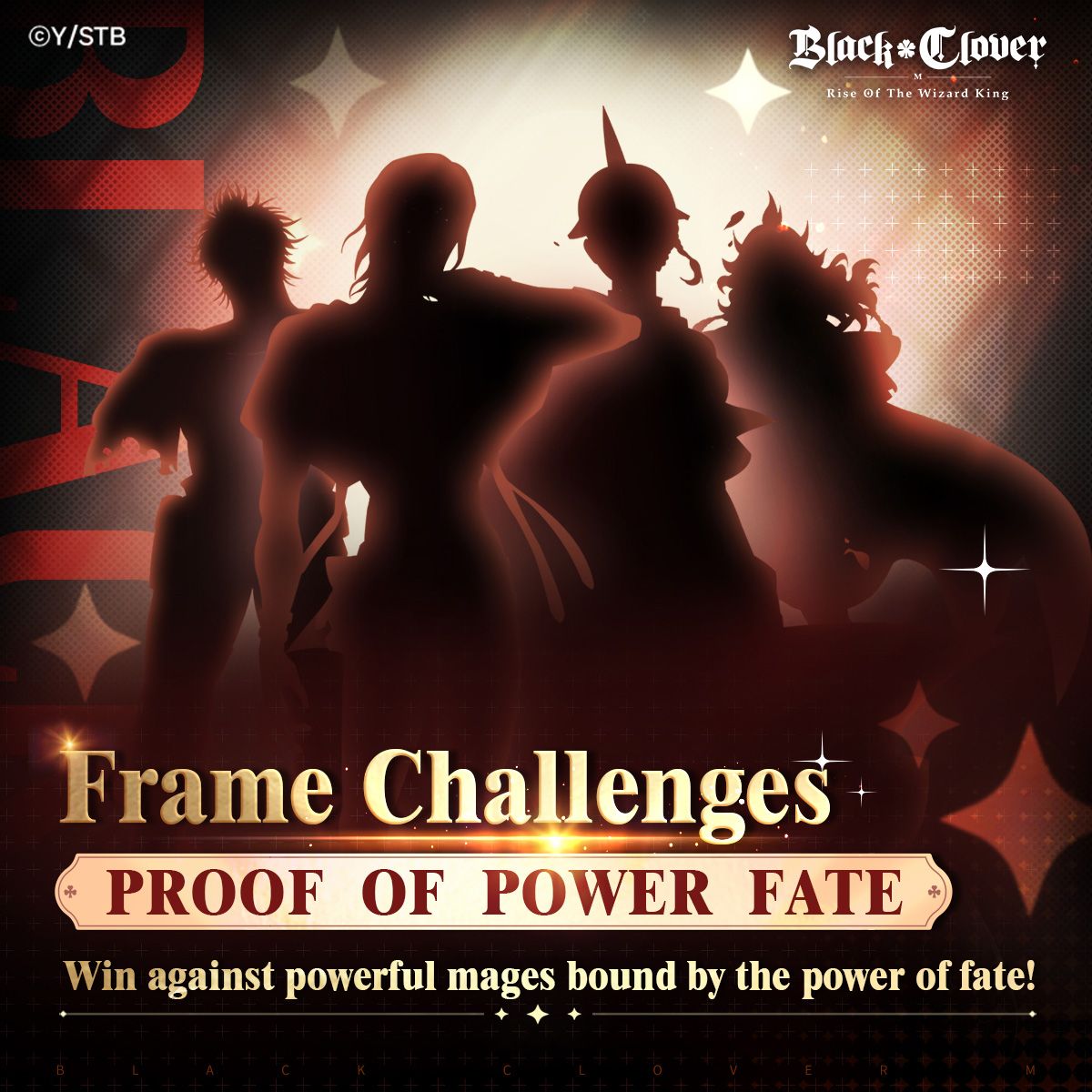 bclover_mobileg's tweet image. Frame Challenge Starts!
Fight with all your strength to claim the profile frame by defeating powerful mages bound by the power of fate!
#BlackClover #BlackCloverM #RiseOfTheWizardKing #Garena