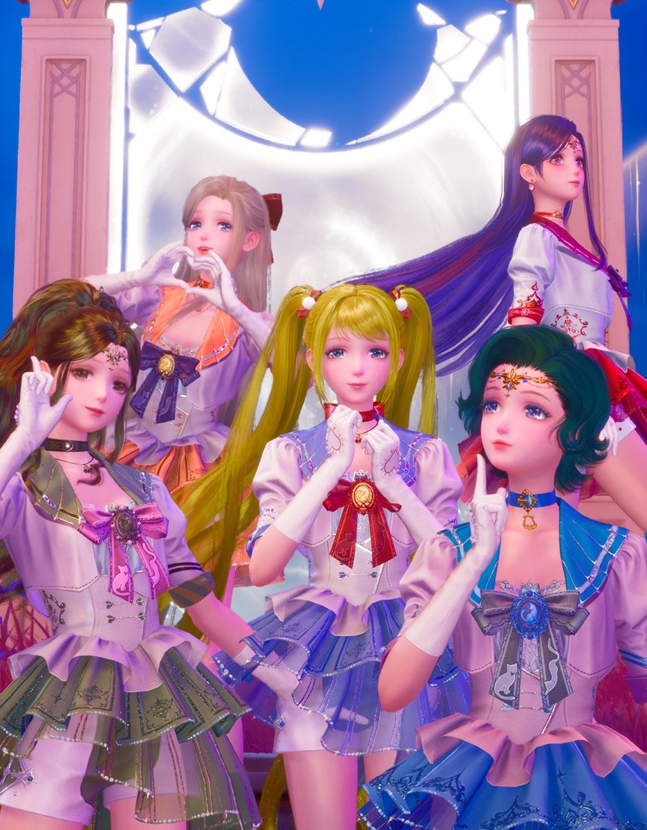 "In the name of the Moon, I will punish you!" 🌙

Sailor Moon themed photo-shoot with my community! 
Thank you all for joining!! ♥️
⭐️#InfinityNikki #BubbleSeason ⭐️